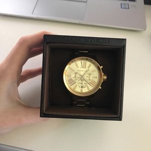 Gold Michael Kors watch